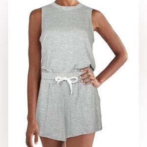 Splendid Gray Kona Marled Sleeveless Romper - Women size XS